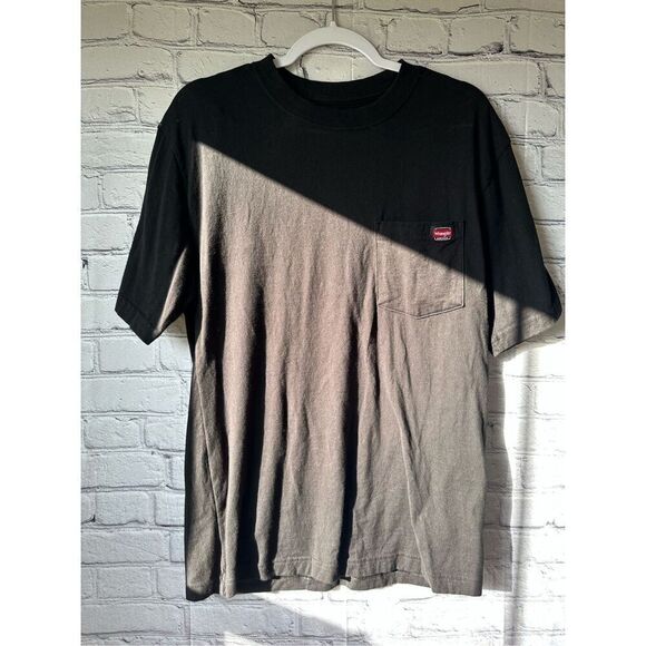 Wrangler Men’s Workwear Pocket T-Shirt – Black – Size Medium - Picture 2 of 5